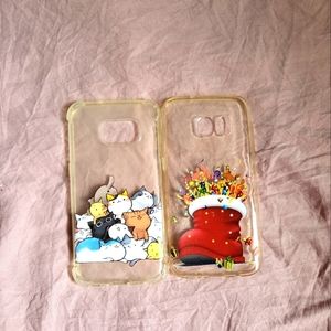 🌜2 Clear Galaxy s7 Phone Cases